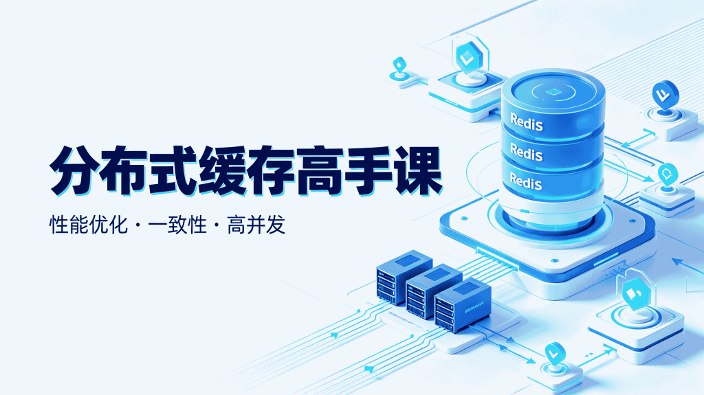 图片[1]-分布式缓存高手实战课，详解 Redis 缓存架构、分布式锁与缓存雪崩击穿解决方案-速优课