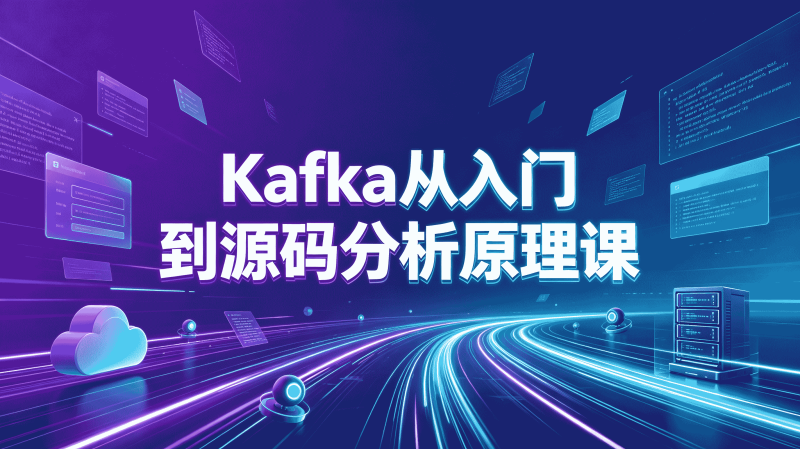 Kafka 从入门到源码深度解析实战课 消息队列底层原理与高并发调优完整教程-速优课