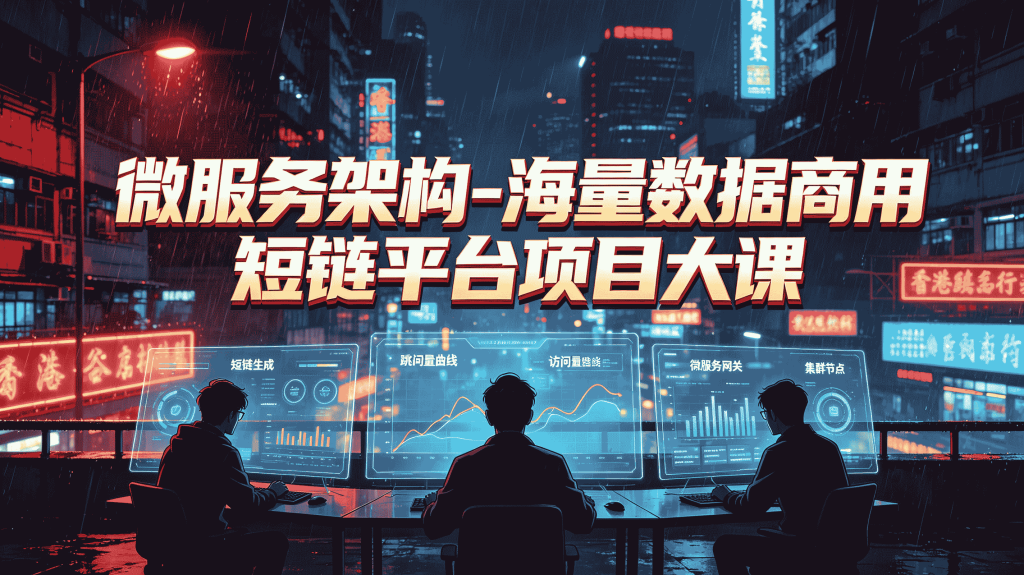 图片[1]-微服务架构海量数据商用短链平台实战大课 分布式短链接系统-速优课