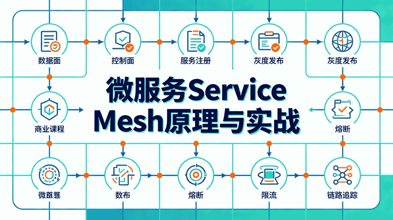 Service Mesh 服务网格原理与实战课程 Istio 微服务流量治理云原生架构完整实战教程-速优课