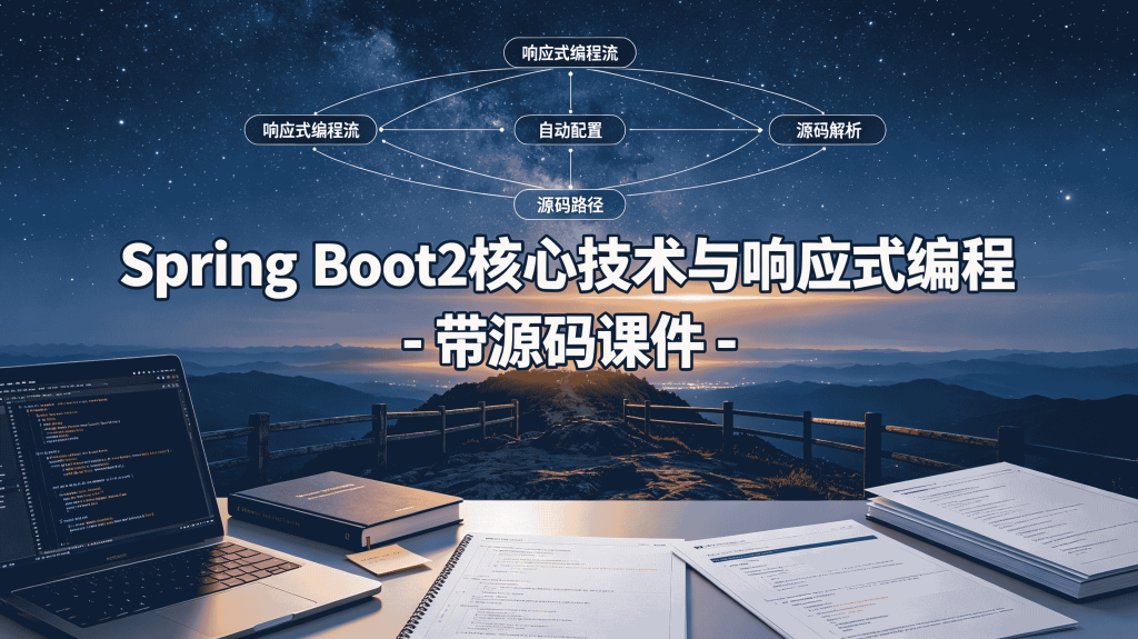 图片[1]-SpringBoot2 核心原理 + 响应式编程实战课程 WebFlux 高并发异步项目落地含完整源码课件-速优课