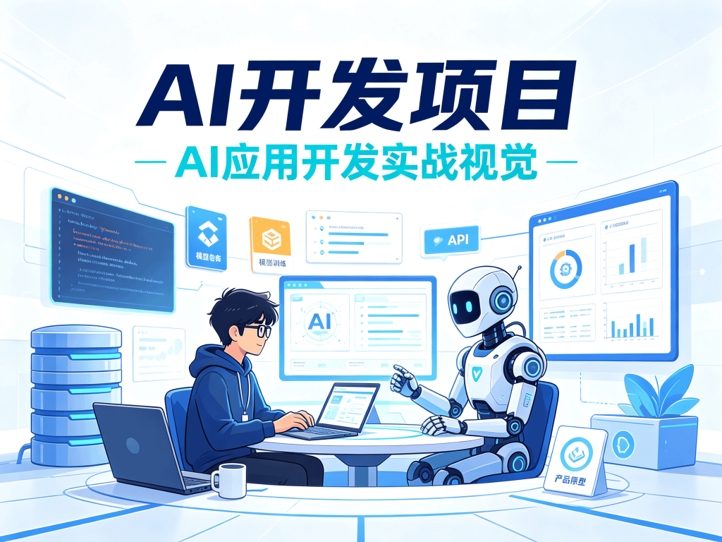 AI开发项目全套课程_含AI绘画/视频/部署实战封面
