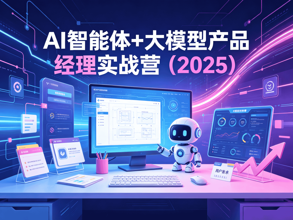 AI智能体+大模型产品经理实战营（2025）入门到精通_人工智能学习资源汇总封面