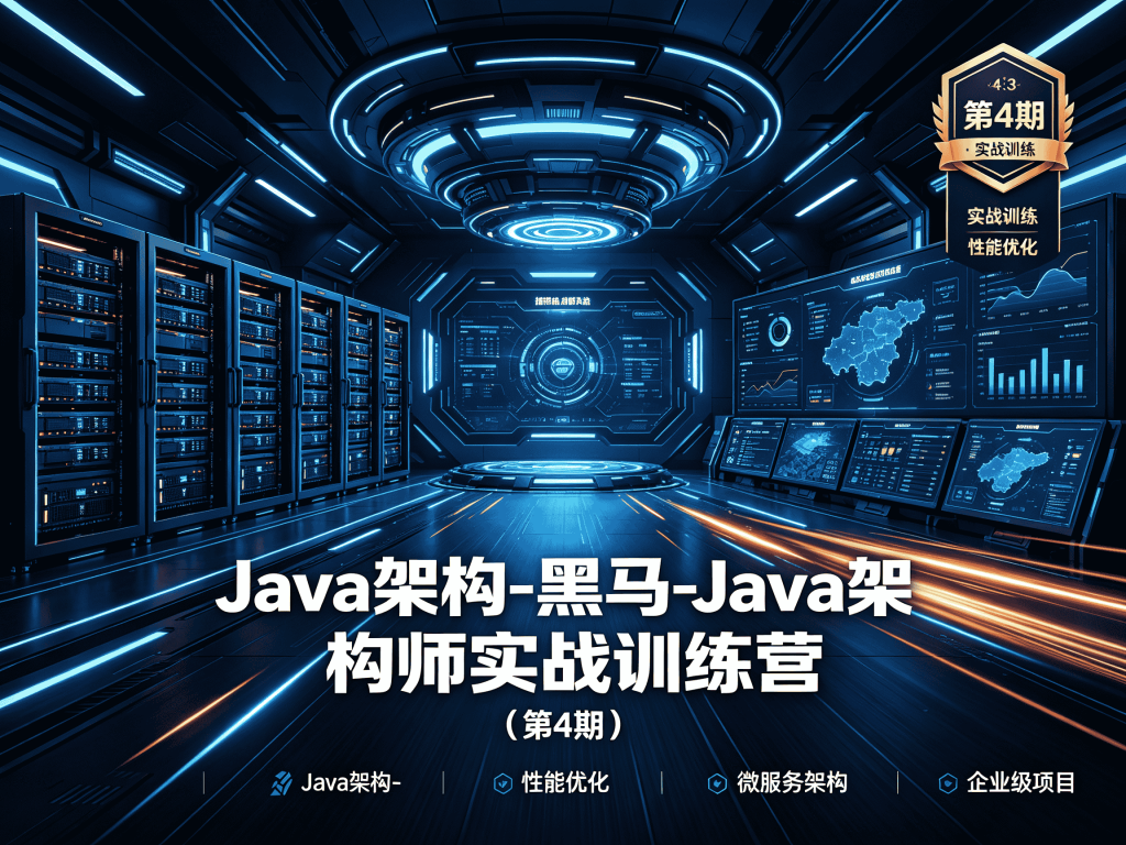 2026Java架构-黑马-Java架构师实战训练营（第4期）全套视频教程_Java架构师进阶必备封面