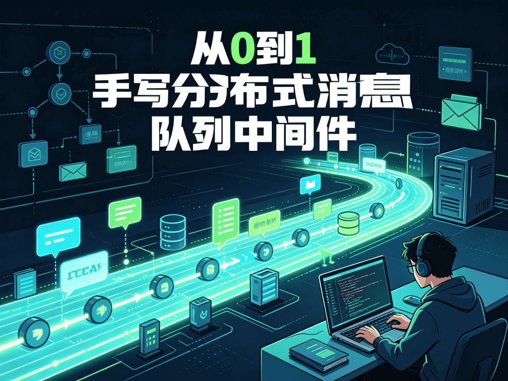 2026最全MQ大牛成长课：从0到1手写分布式消息队列中间件视频教程下载_含完整资料封面