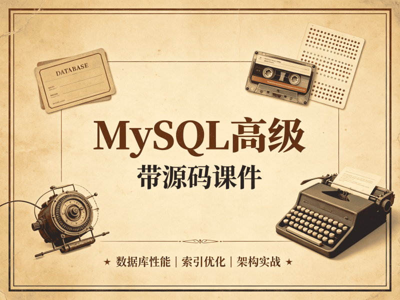 MySQL高级 - 带源码课件-速优课