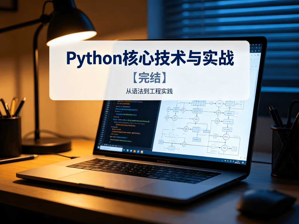 Python核心技术与实战【完结】教程完整版_Python学习路线2026最新封面