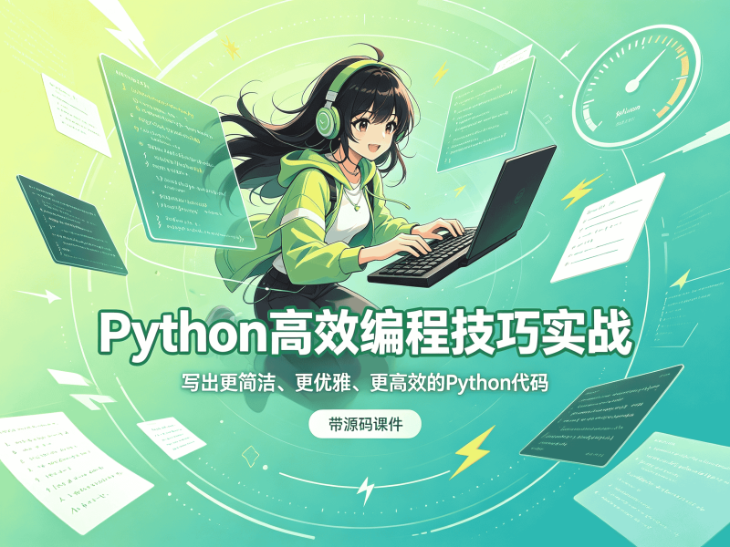 Python高效编程技巧实战 - 带源码课件-速优课