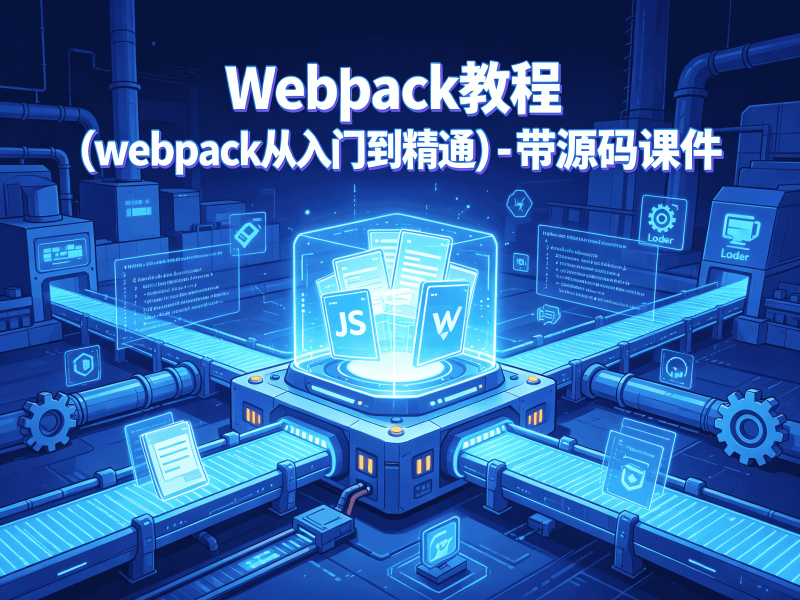Webpack教程(webpack从入门到精通) - 带源码课件-速优课