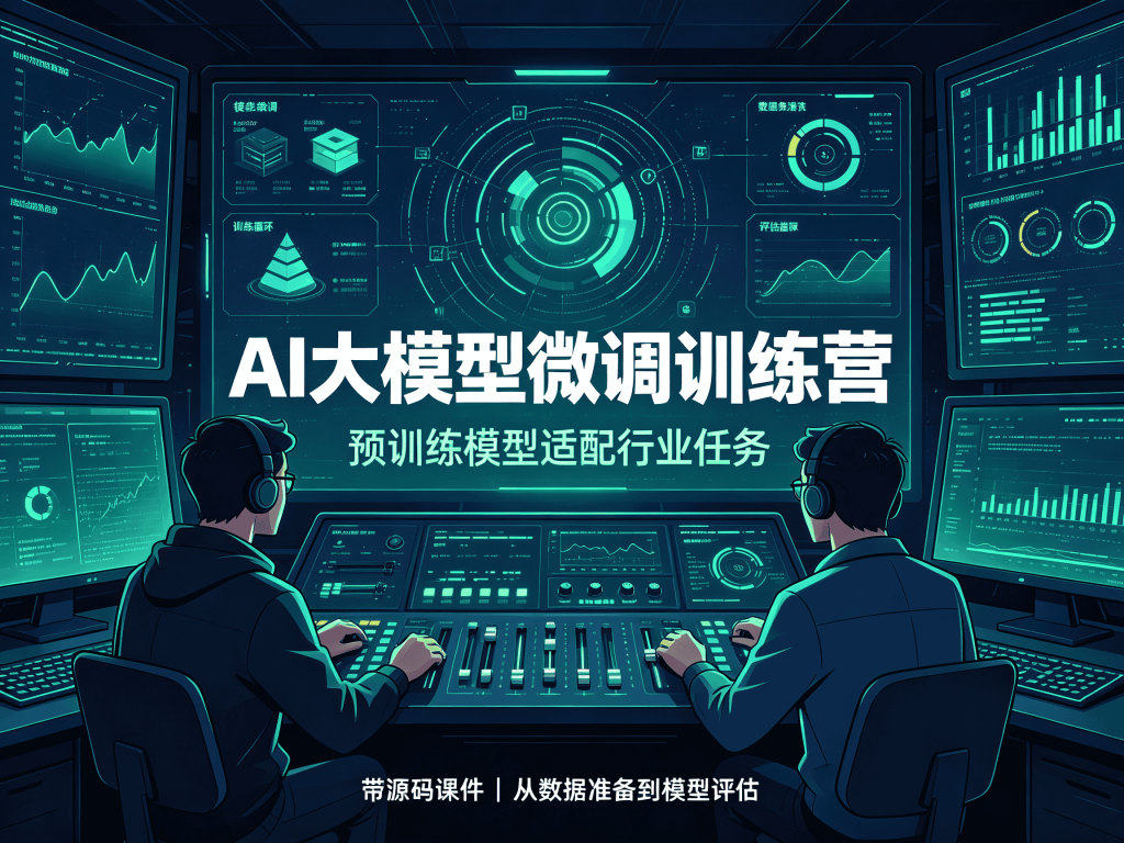 【极客时间-finetuning】AI 大模型微调训练营 - 带源码课件体系课分享_AI从通识到工程落地封面