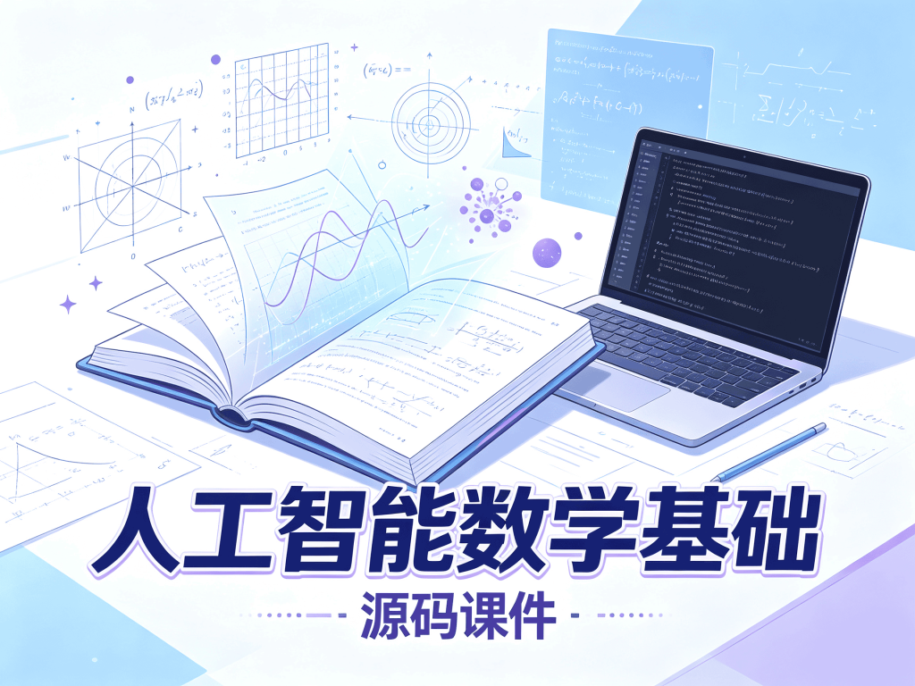 人工智能数学基础 - 带源码课件教程完整版_编程学习资源分享封面