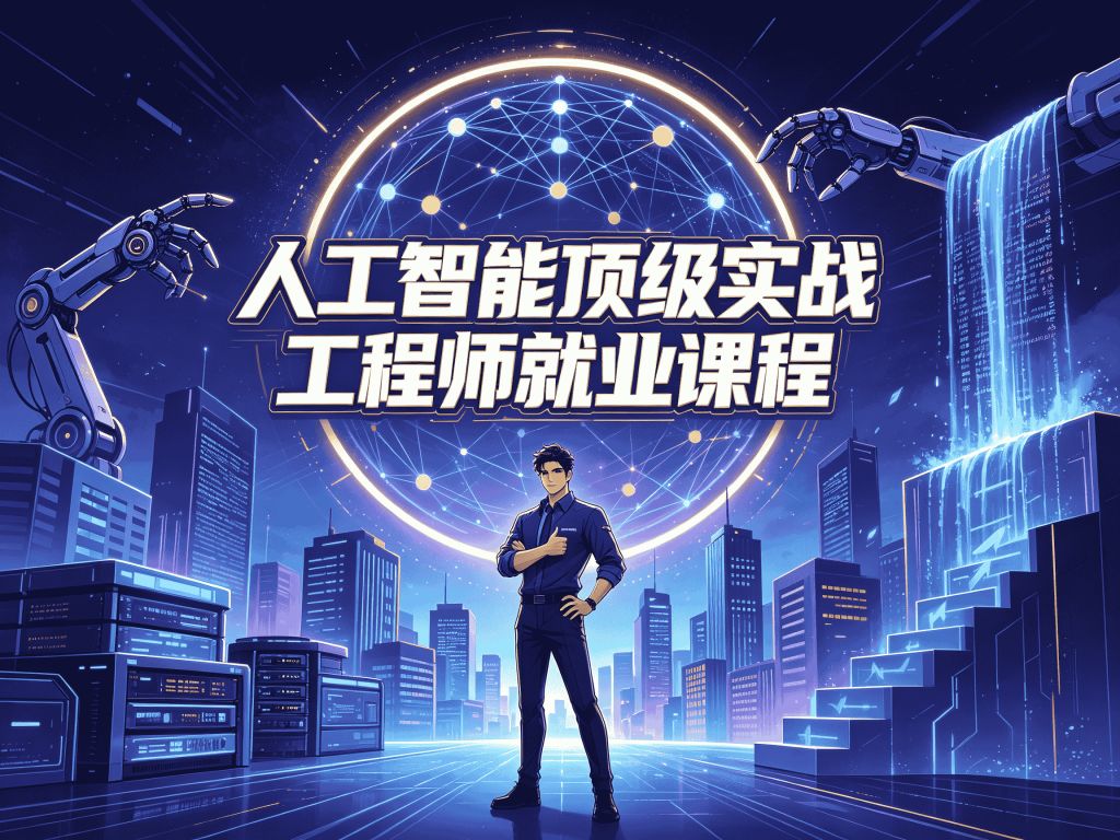 2026最全人工智能顶级实战工程师就业课程视频教程下载_含完整资料封面