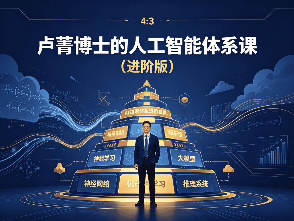 卢菁博士的人工智能体系课 (进阶版)封面