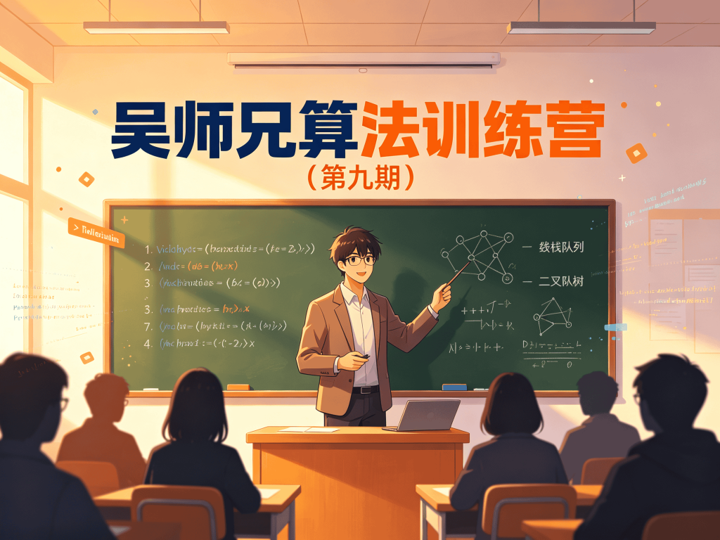 吴师兄算法训练营（第九期）系统学习_大厂面试必考内容封面