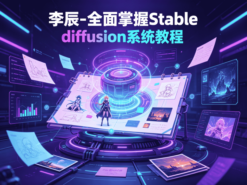 李辰-全面掌握Stable diffusion系统教程-速优课