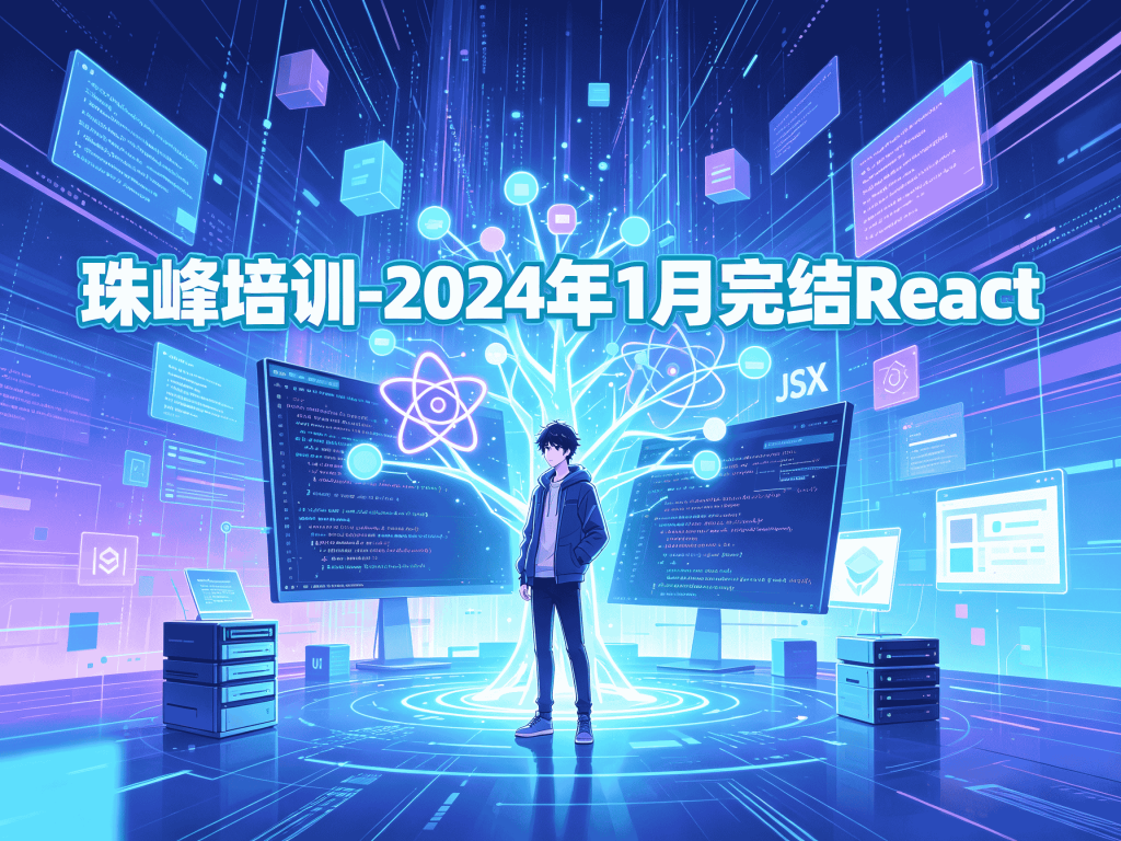 珠峰培训-2024年1月完结React进阶实战_大厂前端面试必备教程封面