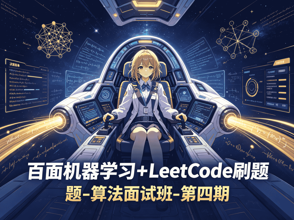百面机器学习+LeetCode刷题-算法面试班-第四期全套课程_含源码课件封面