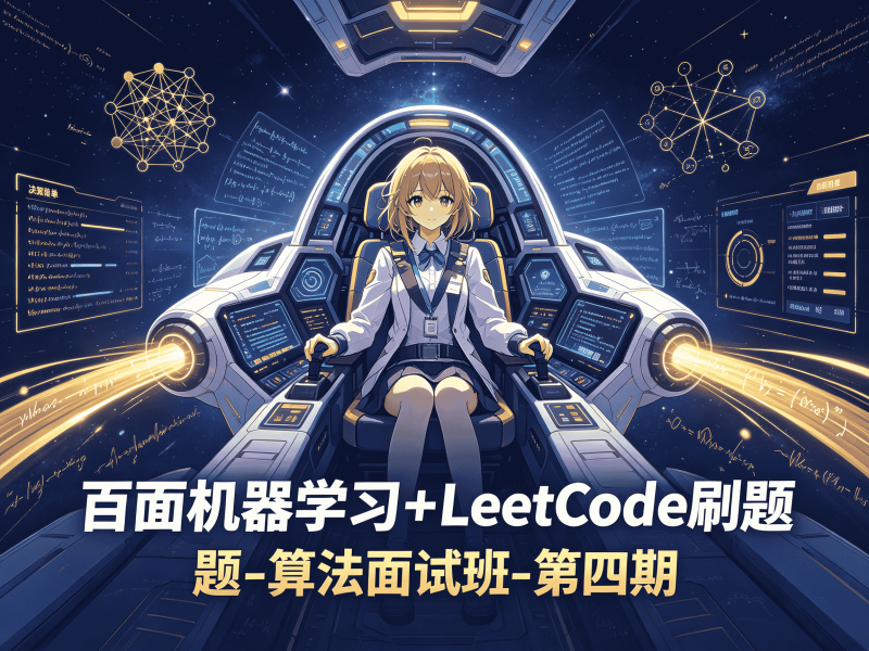 百面机器学习+LeetCode刷题-算法面试班-第四期-速优课
