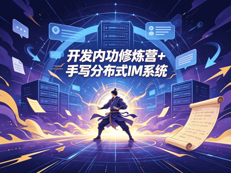 硬核学堂-开发内功修炼营集合+手写分布式IM系统-速优课