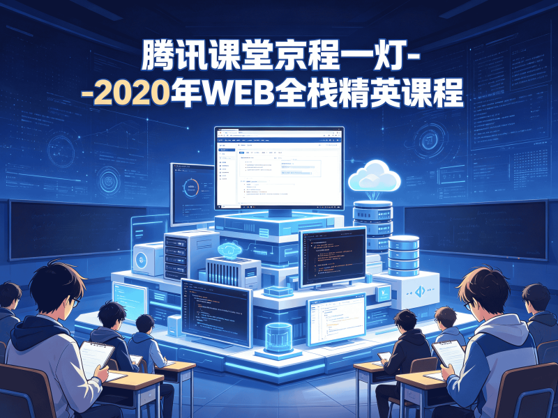 腾讯课堂京程一灯-2020年WEB全栈精英课程-速优课