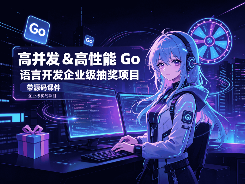 高并发&高性能 Go语言开发企业级抽奖项目 - 带源码课件（VIP）-速优课