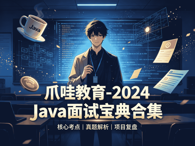 爪哇教育-2024 Java面试宝典合集-速优课