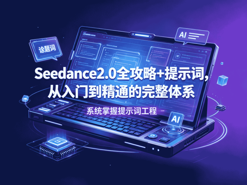 Seedance2.0全攻略+提示词,从入门到精通的完整体系-速优课