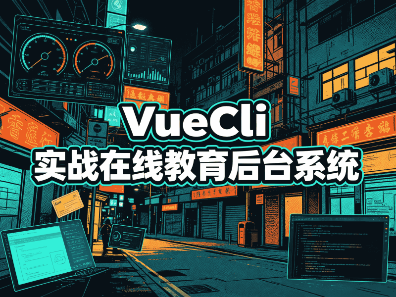 VueCli 实战在线教育后台系统-速优课