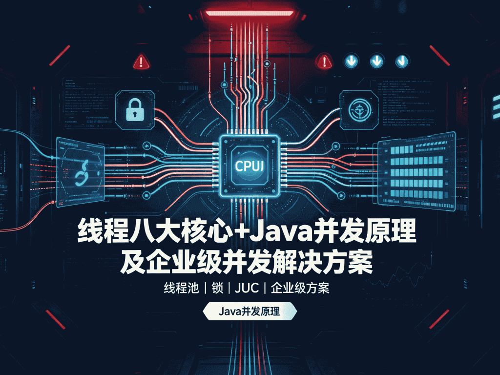 线程八大核心+Java并发原理及企业级并发解决方案全套教程资源分享-速优课