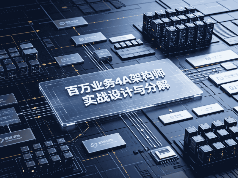百万业务4A架构师实战设计与分解-速优课