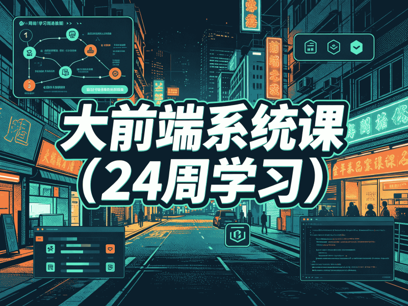 大前端系统课(24周学习)-速优课