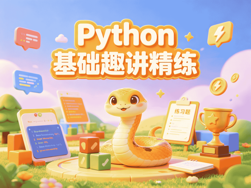Python基础趣讲精练-速优课