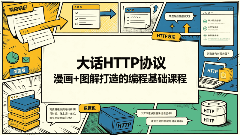 大话HTTP协议 漫画+图解打造的编程基础课程-速优课
