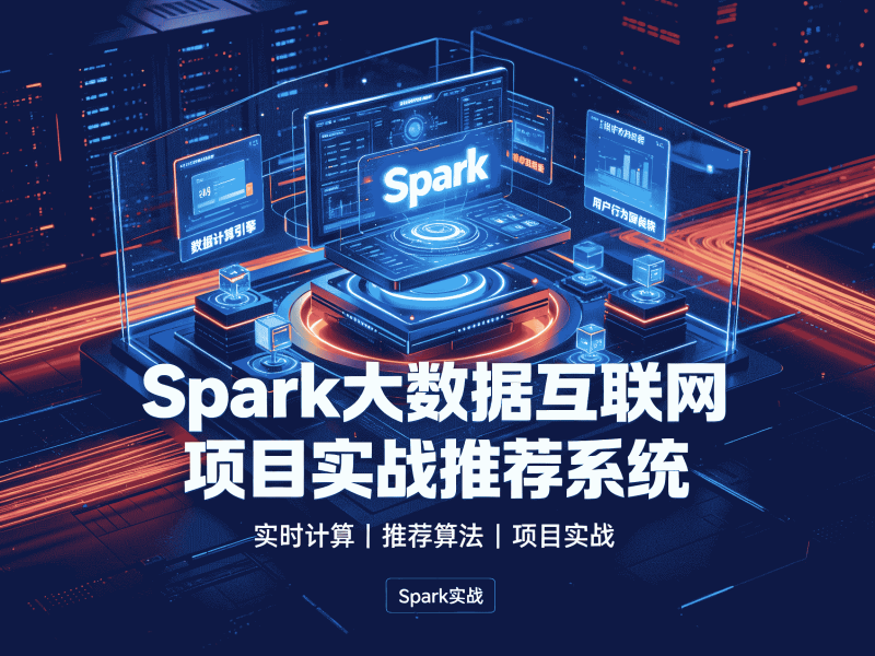 Spark大数据互联网项目实战推荐系统全套教程资源分享-速优课