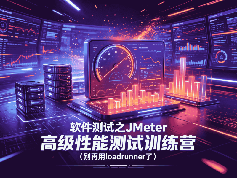 软件测试之JMeter高级性能测试训练营(别再用loadrunner了)-速优课